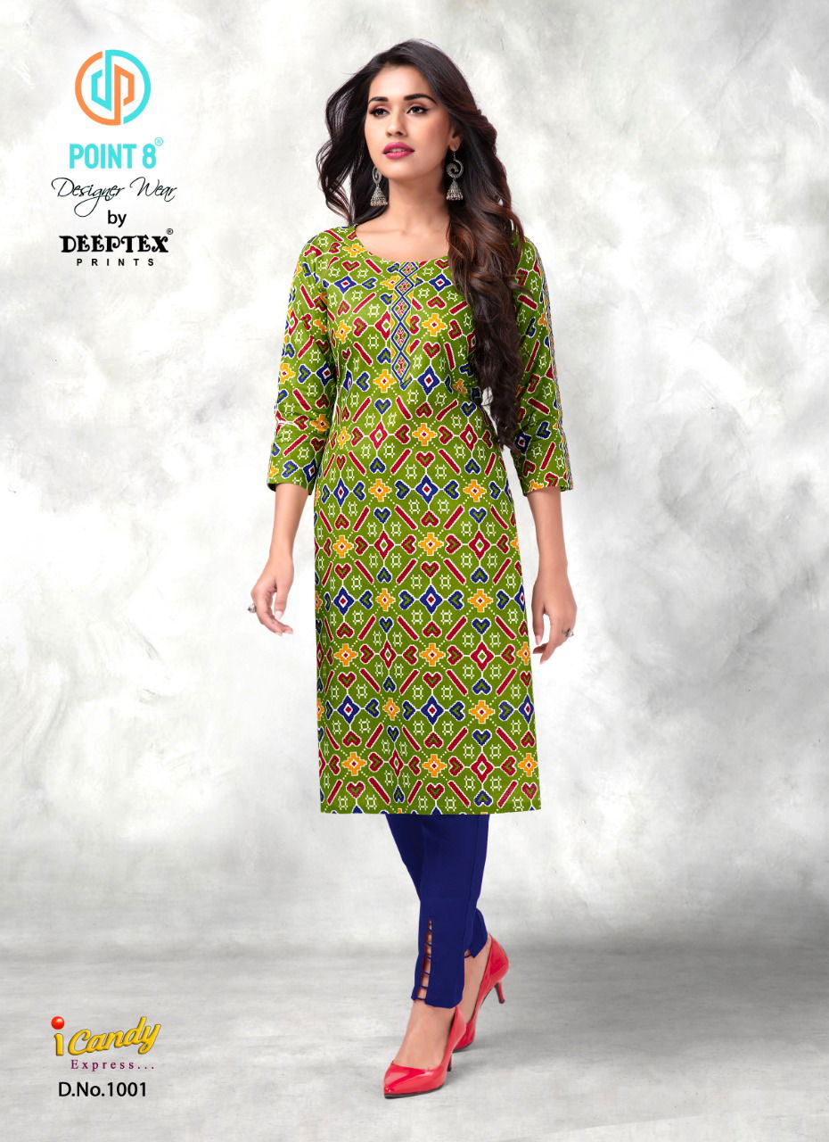 Deeptex I Candy Express Latest Ethnic Wear Pure Cotton Kurti Collection